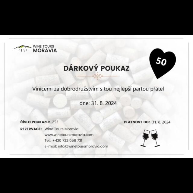 I takto může vypadat oslava padesátin!🥂🍾🎊🤩
Happy Birthday wine tour!🤩🍾🥂🎉

#vsenejlepsi #happybirthday #darkovypoukaz #oslavanarozenin #birthdayparty #giftvoucher #giftcertificate #nejlepsipratele #bestfriends #jiznimorava #vinice #wineexperience #winetoursmoravia